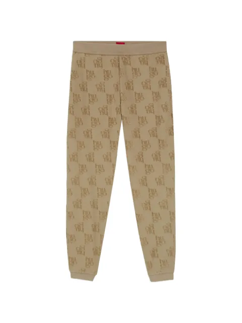 HUGO pants con logo en relieve
