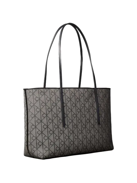 Calvin Klein monogram-print tote bag