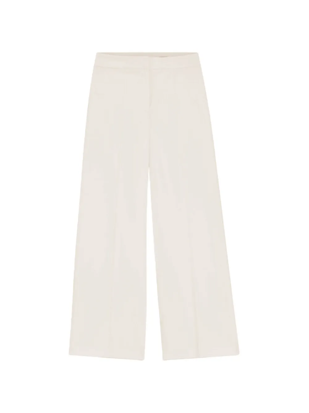 HUGO pressed-crease palazzo pants - Weiß