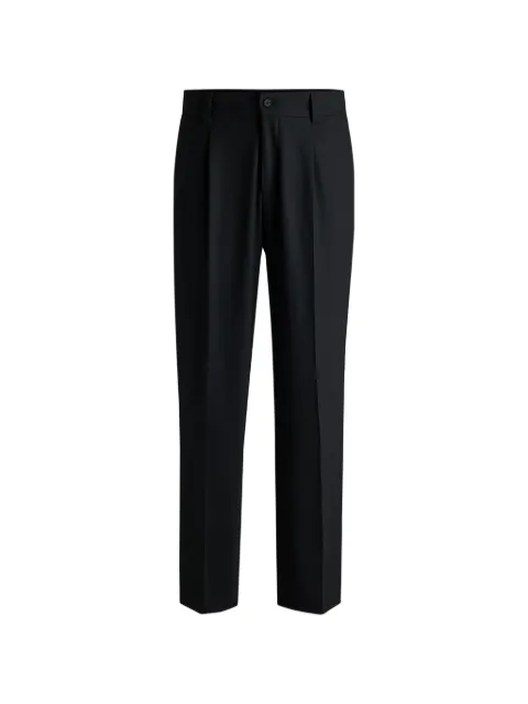 HUGO pleated straight-leg trousers