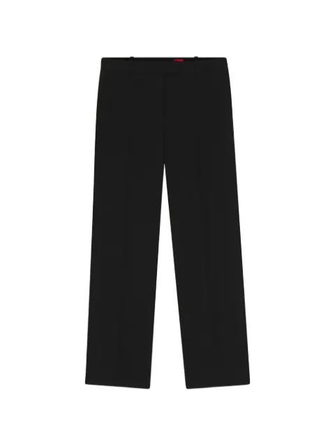 HUGO pressed-crease straight-leg trousers