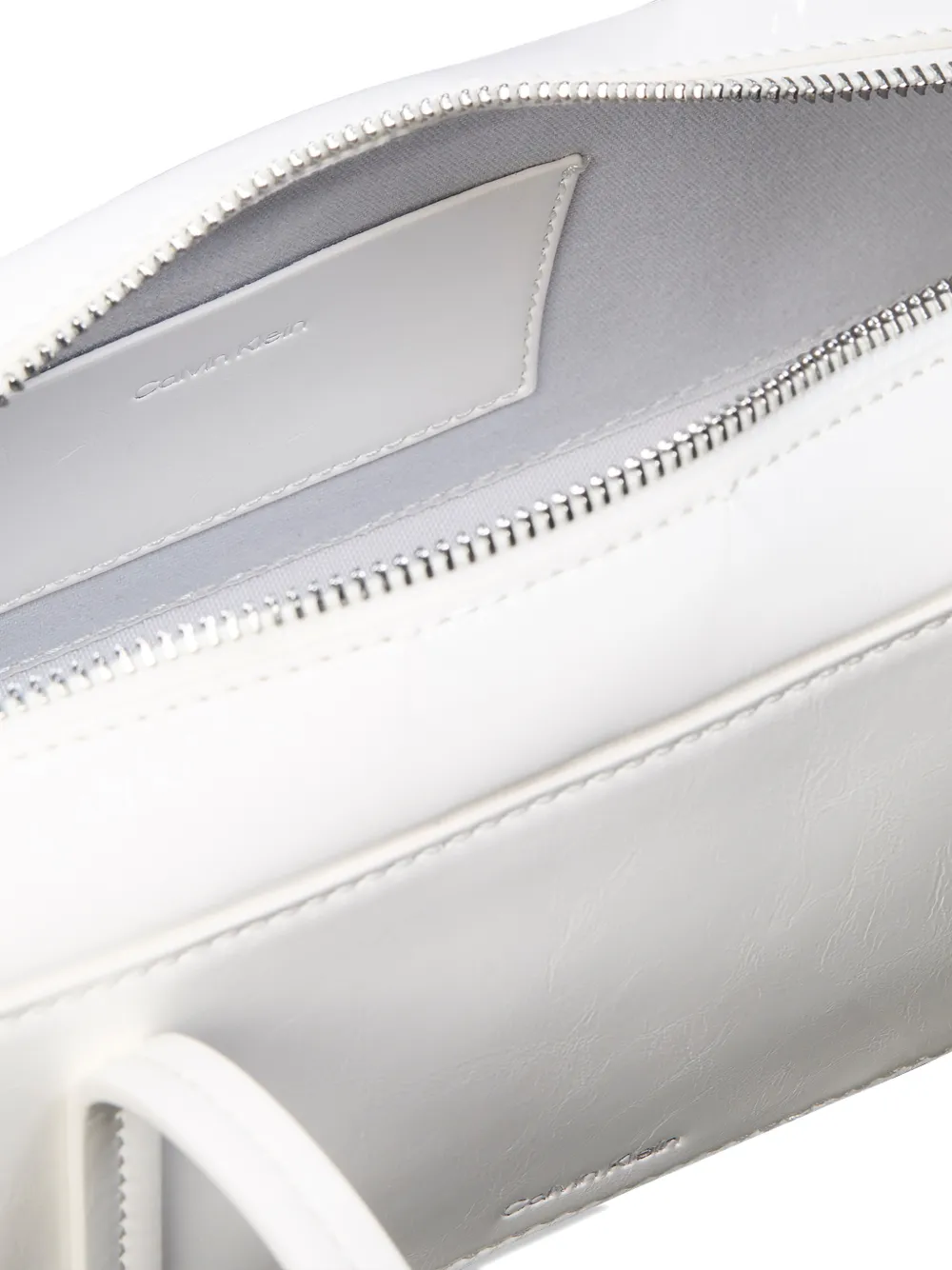 Calvin Klein Schoudertas met logoplakkaat Wit
