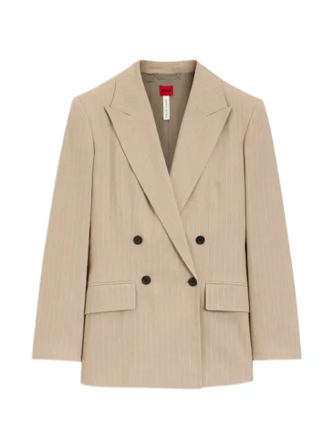 HUGO pinstripe double-breasted blazer