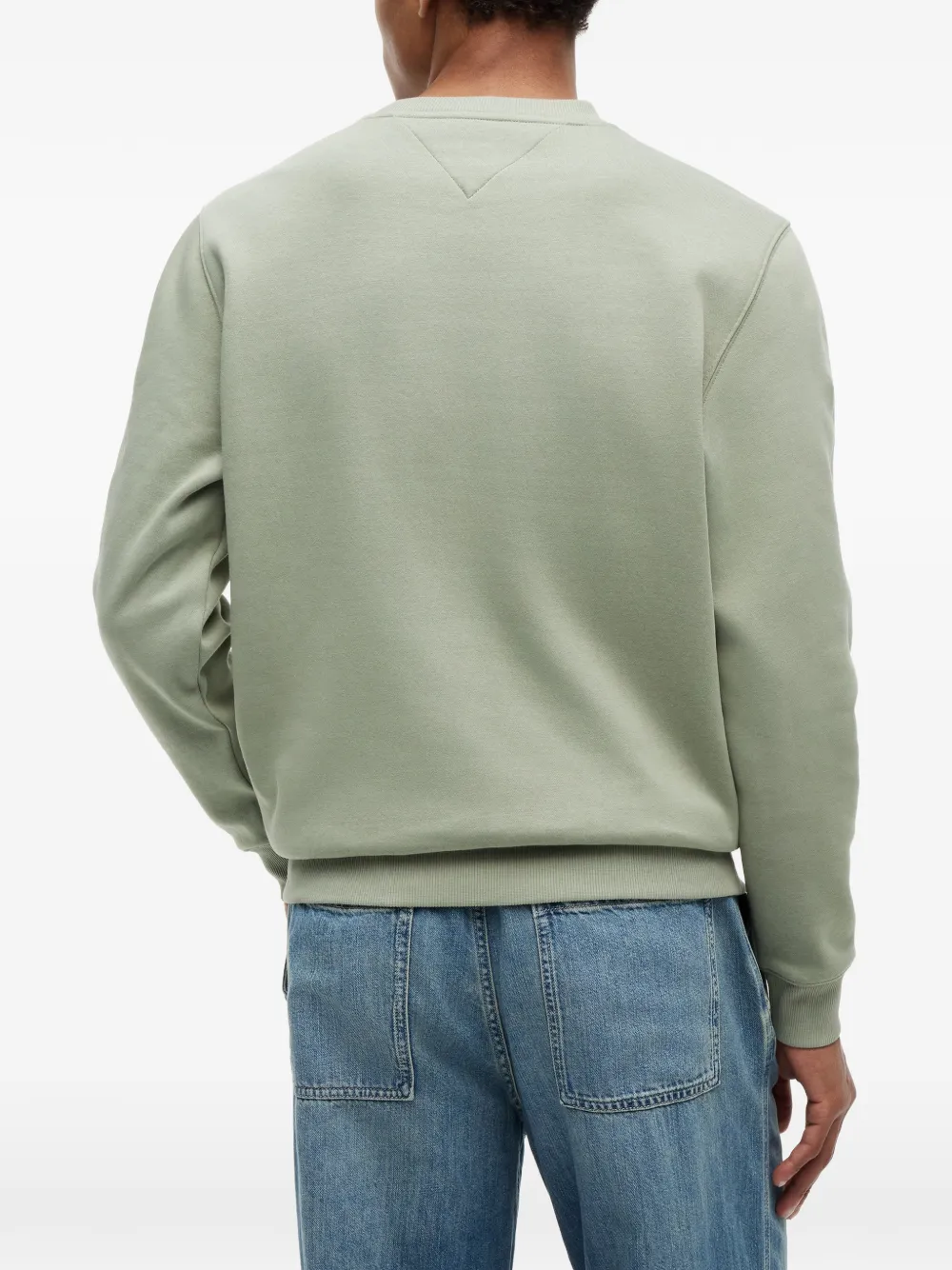 Tommy Hilfiger Sweater met logopatch Groen
