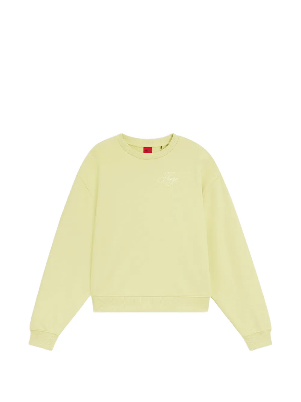 HUGO embroidered-logo sweatshirt - Grün