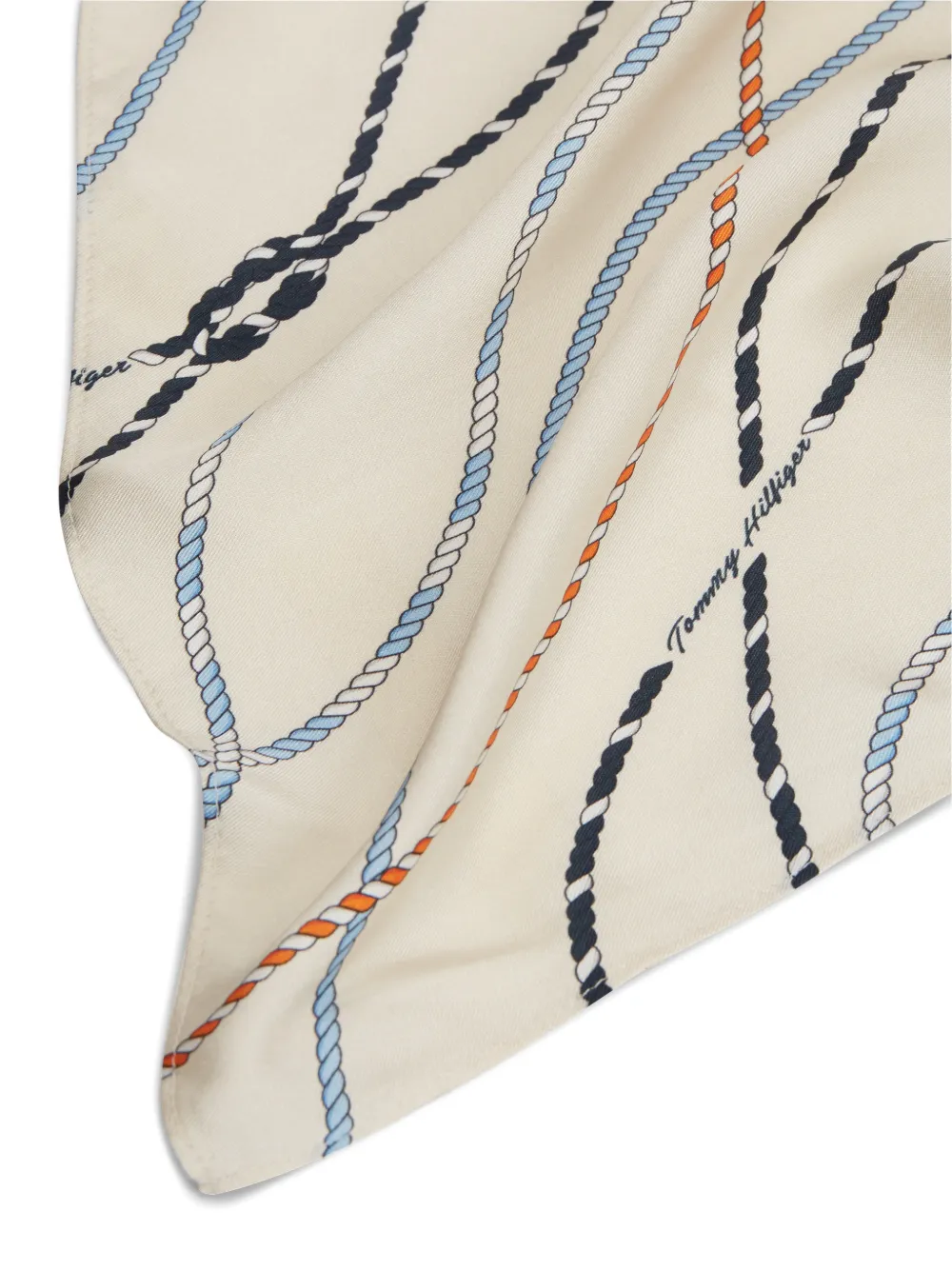 Tommy Hilfiger Sjaal met rozenprint Beige