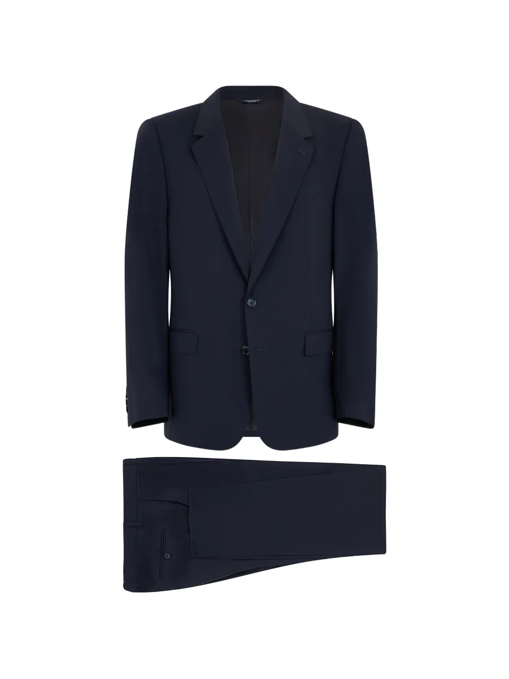 Dolce & Gabbana single-breasted virgin-wool suit - Blu