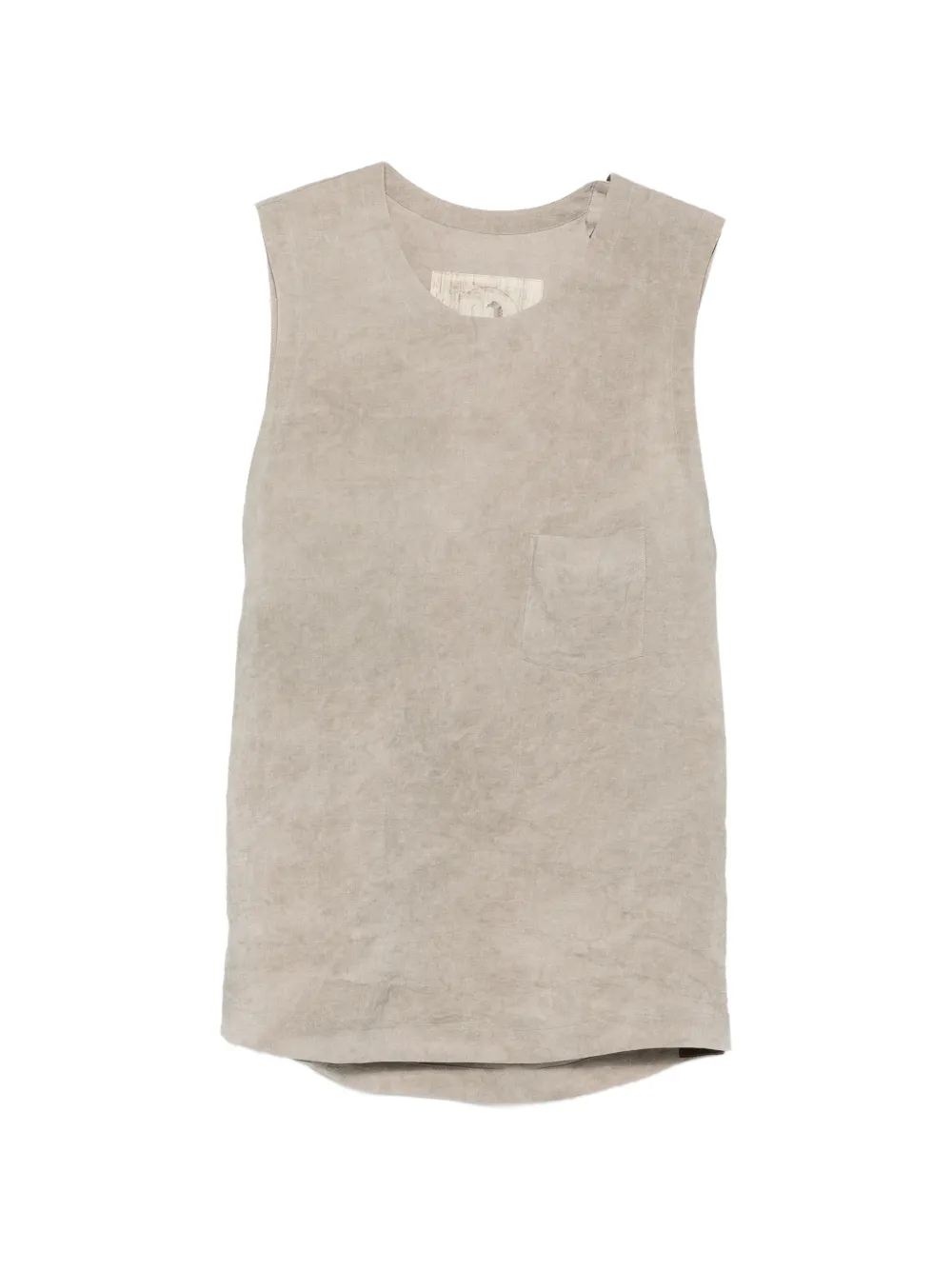 Ziggy Chen crew-neck vest - Grau