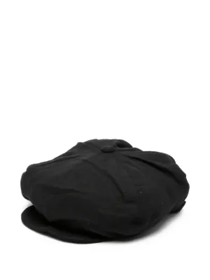 帽子 Yohji yamamoto Cow Leather Hat Yohji Yamamoto Ten Gallon Leather Hat | Black | FARFETCH