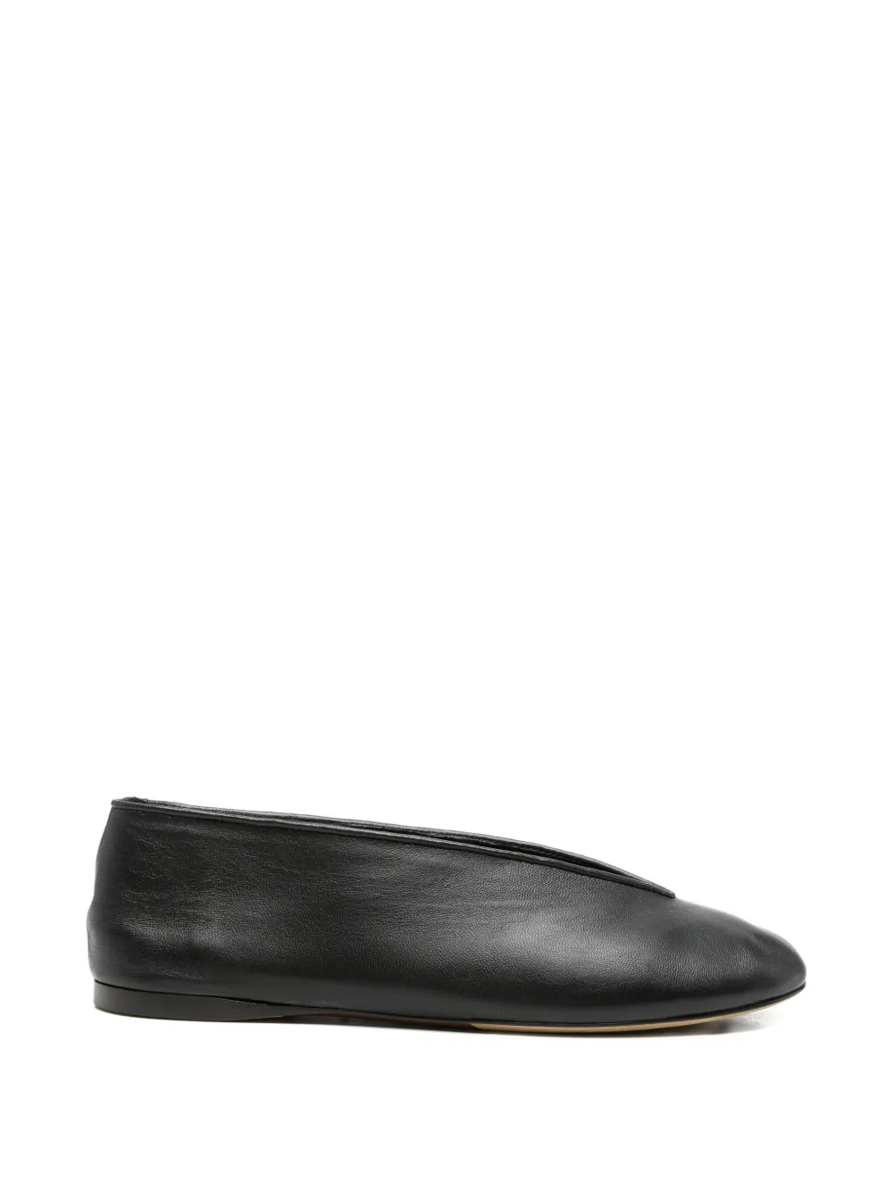 Moschino Pre-Owned leather ballet flats - Nero