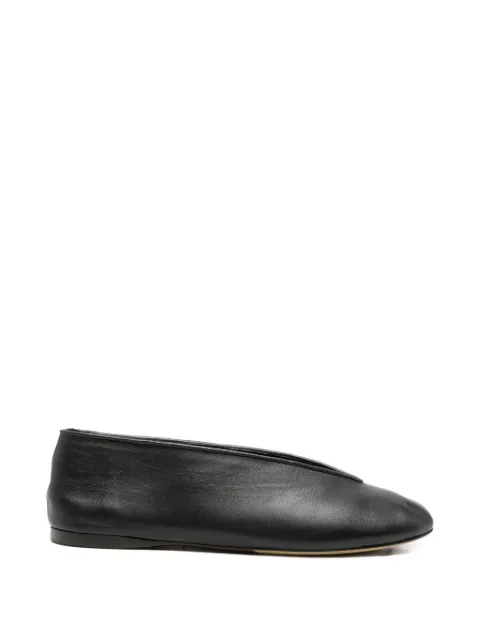 Moschino Pre-Owned leather ballet flats