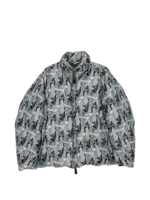Burberry Pre-Owned abstract-print padded jacket
