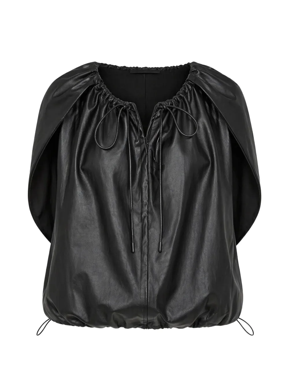 3.1 Phillip Lim cord-detail cocoon blouse - Nero