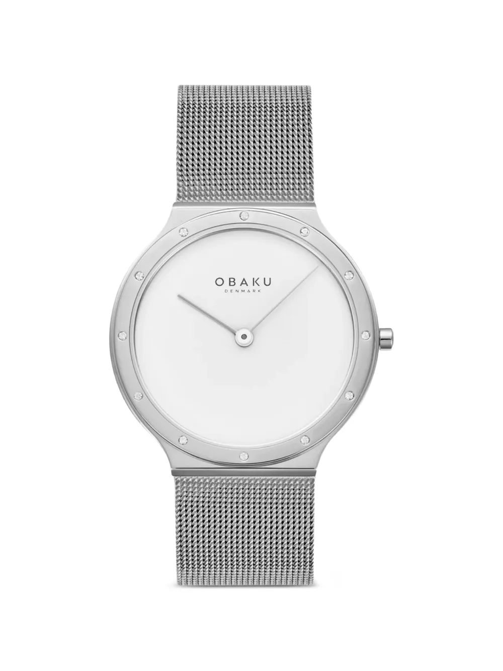 OBAKU Note Lille strap 32mm watch - Bianco