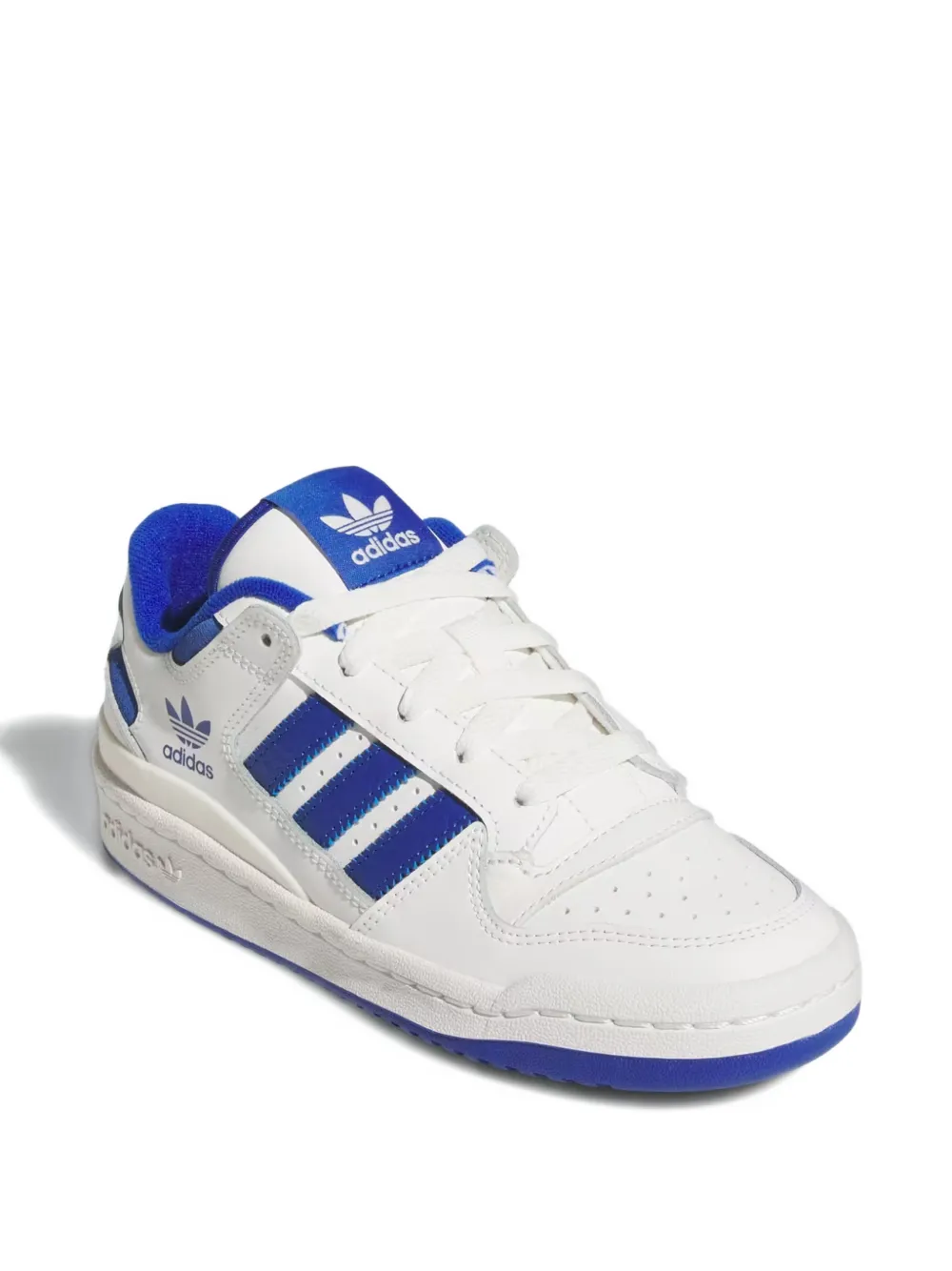 adidas Kids three-stripes perforated-detail sneakers - Bianco