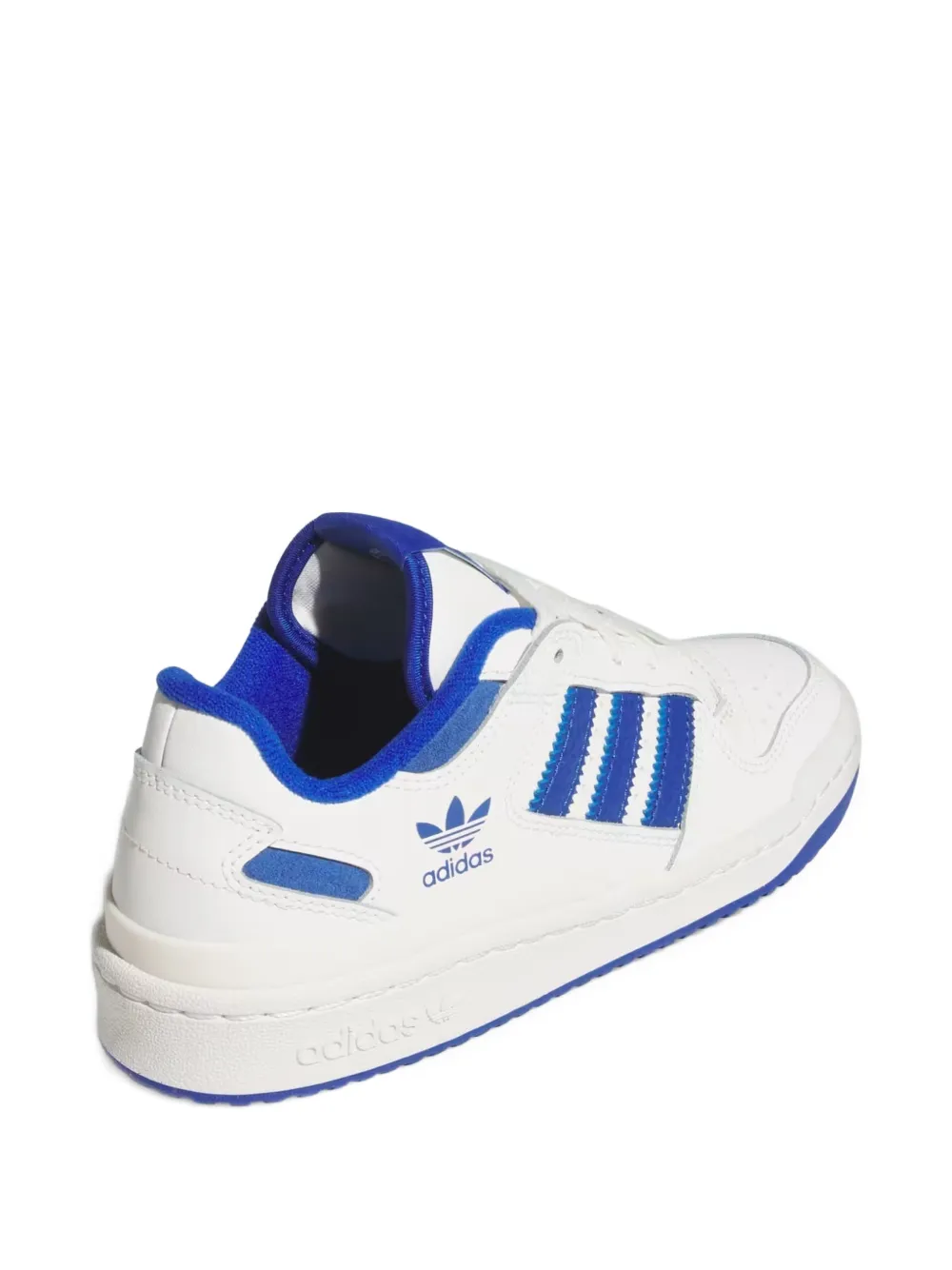 adidas Kids Forum Low CL sneakers met geperforeerde details en strepen Wit