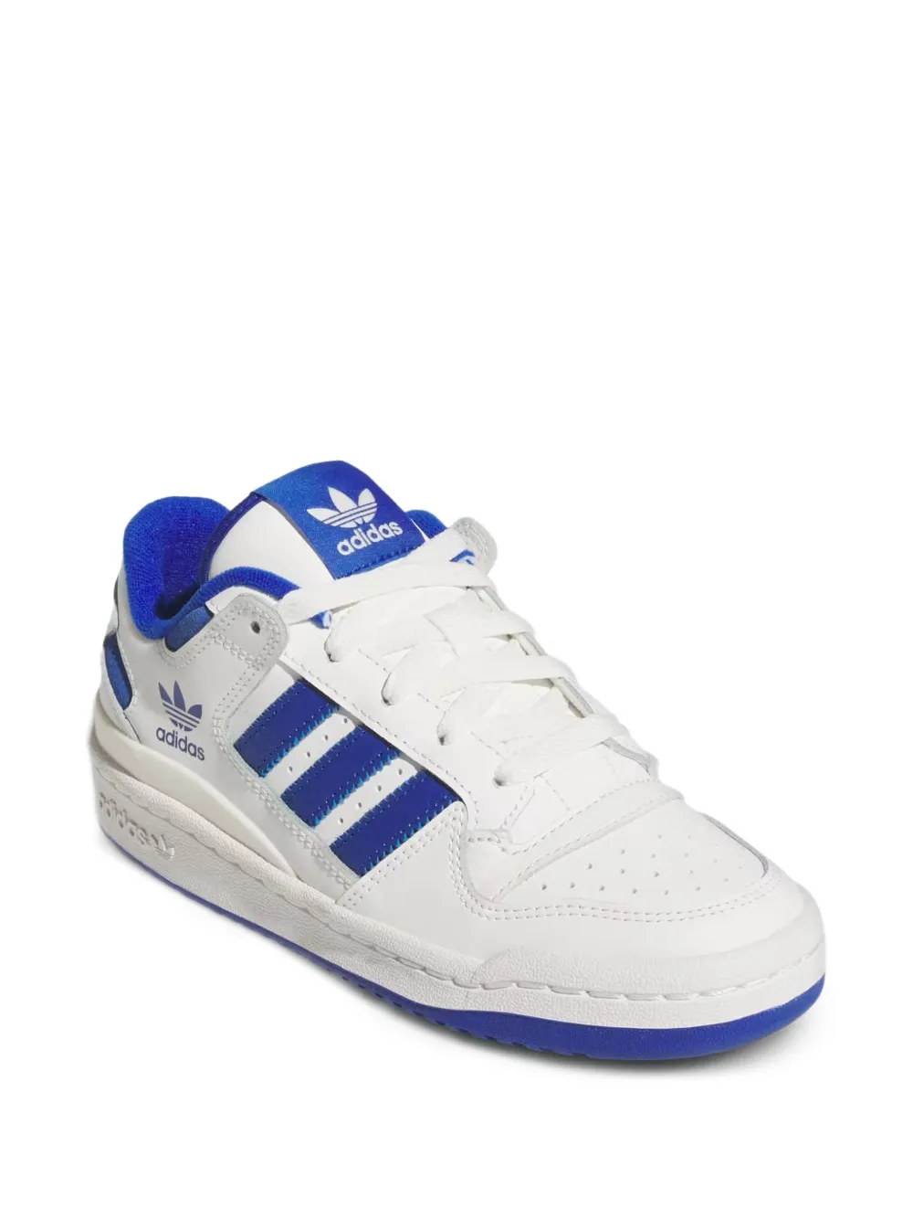 adidas Kids three-stripes perforated-detail sneakers - Bianco