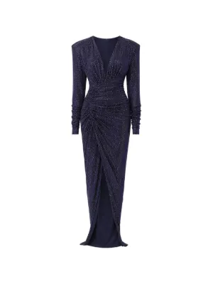 chinese dress ladies Alexandre VAUTHIER: Long Pleated Dress