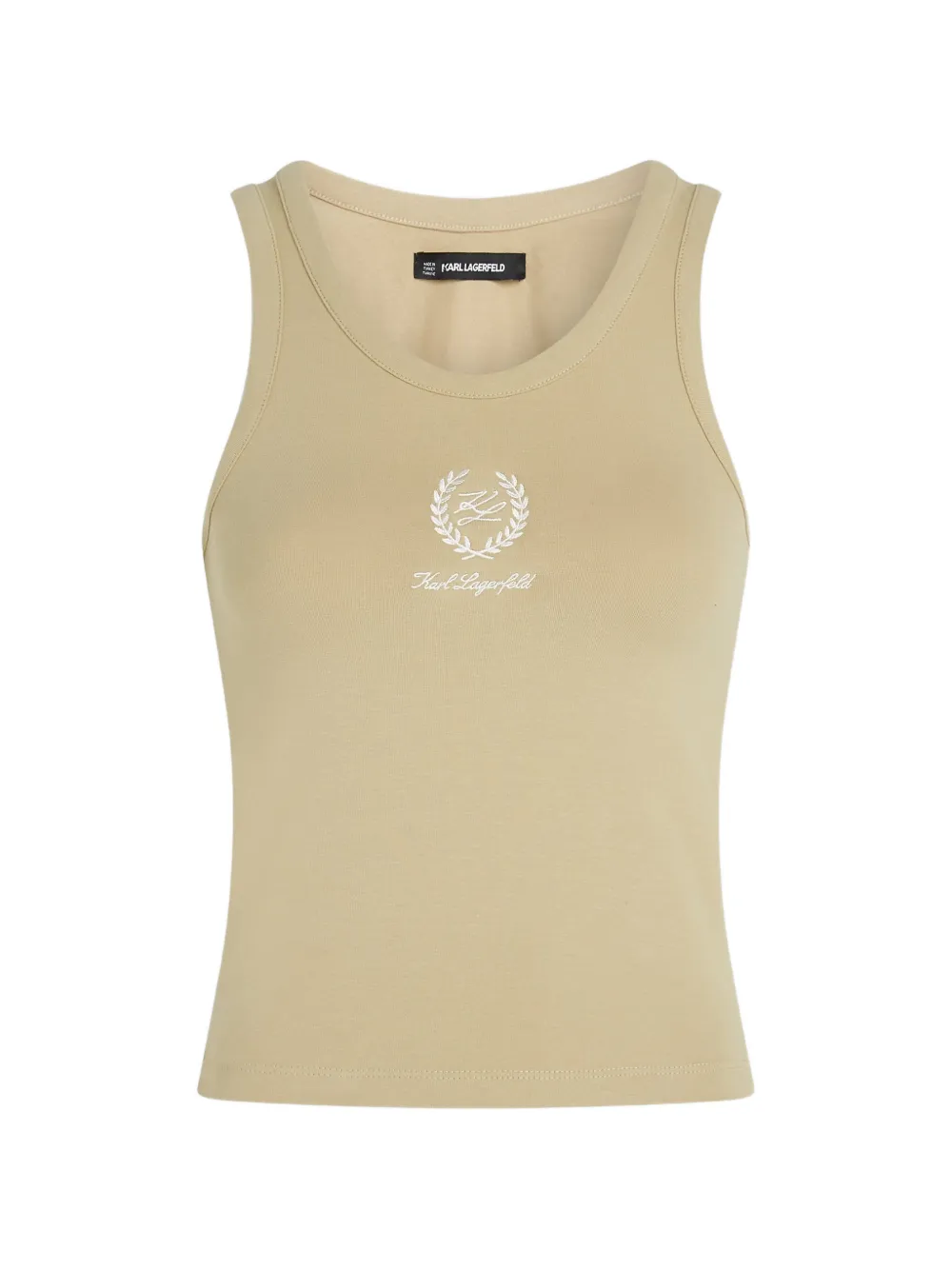 Karl Lagerfeld logo-detail tank top - Toni neutri