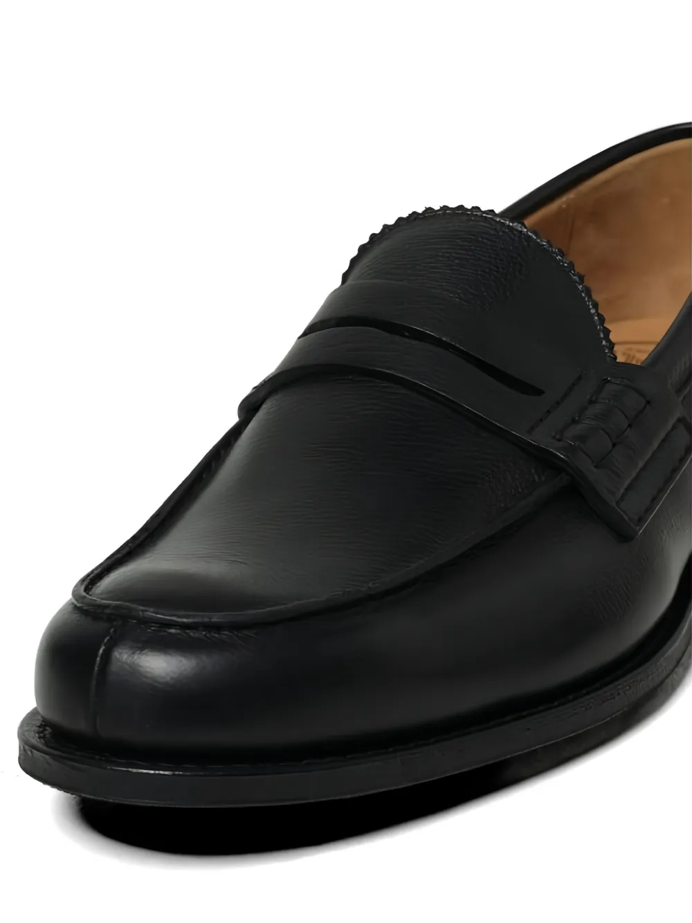 Church's serrated-tongue penny loafers Zwart