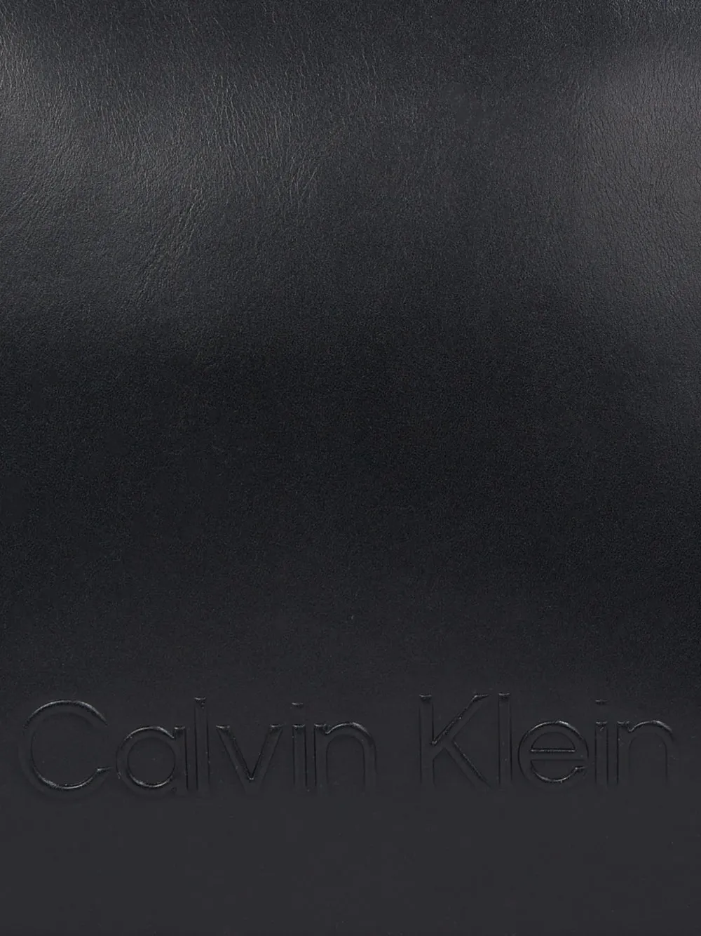 Calvin Klein Shopper met logo-reliëf Zwart