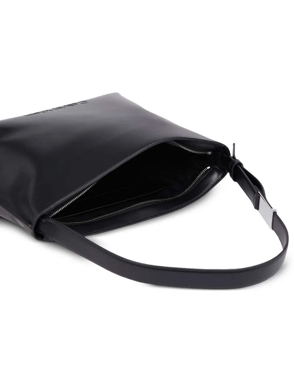 Calvin Klein Shopper met logo-reliëf Zwart