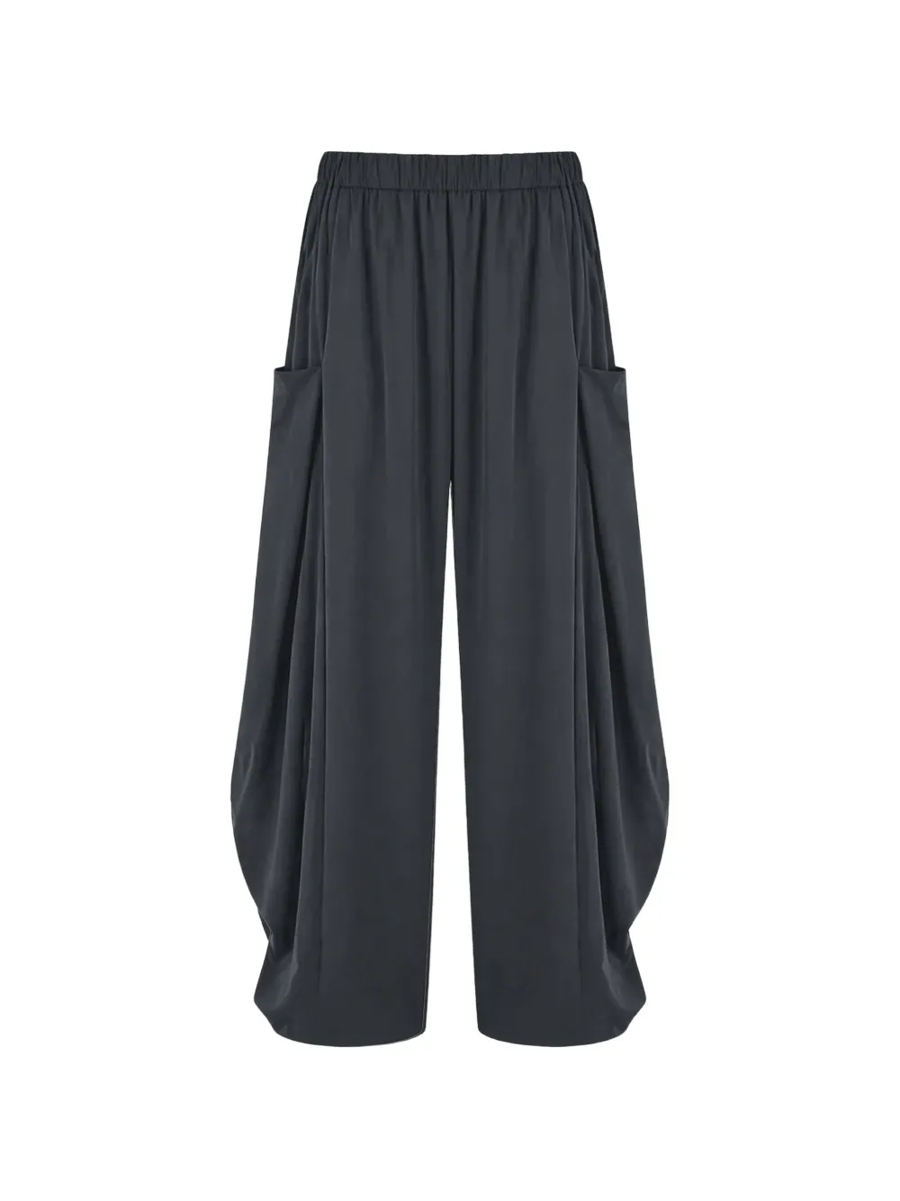 MeimeiJ draped cargo-pocket palazzo pants - Grey