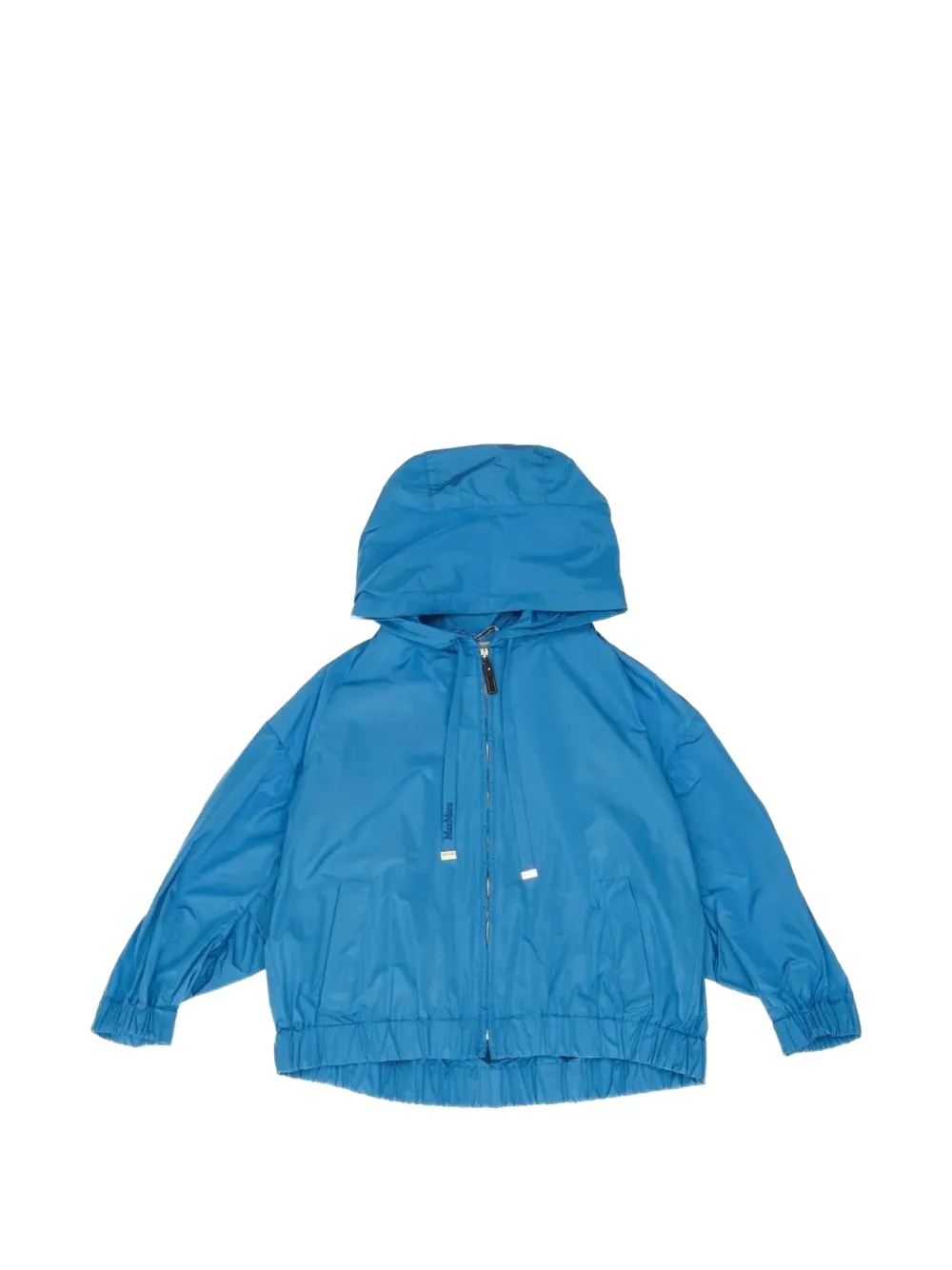 'S Max Mara hooded box-pleat jacket - Blau