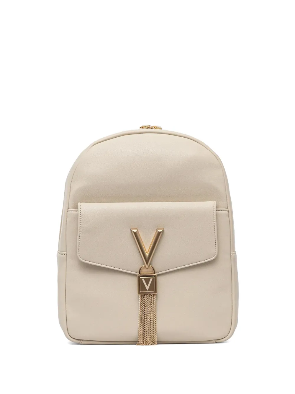 MARIO VALENTINO Stella logo-plaque backpack - Toni neutri