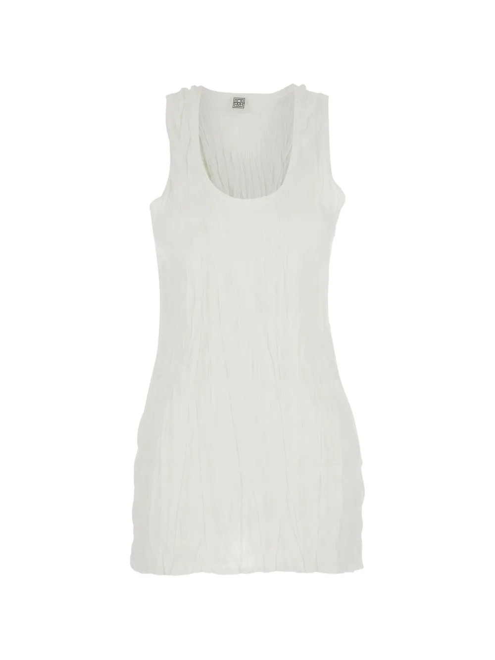 TOTEME crinkled tank top - Weiß