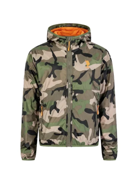 U.S. POLO ASSN. camouflage-print hooded jacket