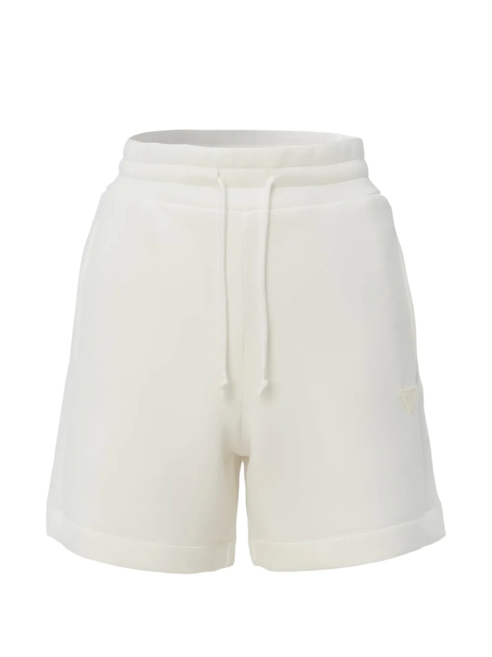 GUESS USA drawstring rolled-hem shorts - White