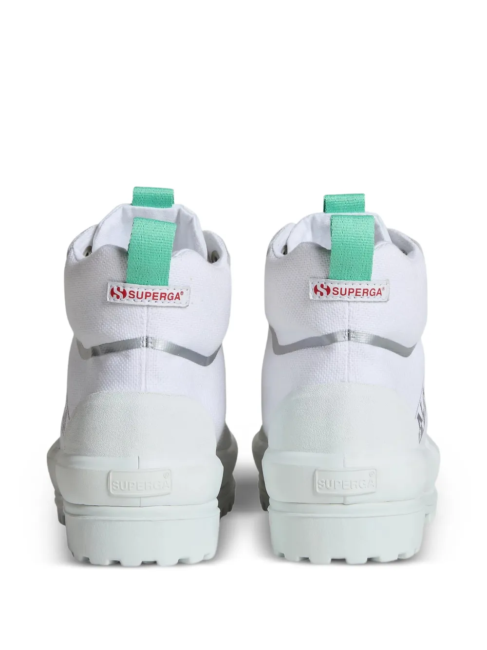 Superga x Napapijri high-top sneakers Wit
