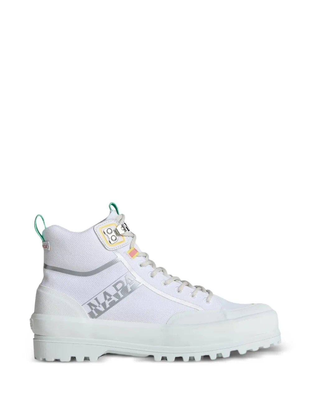 Superga x Napapijri high-top sneakers - Bianco