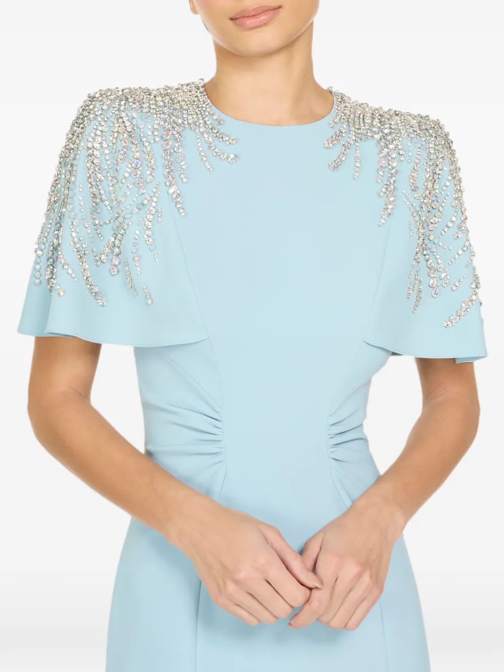 Jenny Packham Petal jurk Blauw