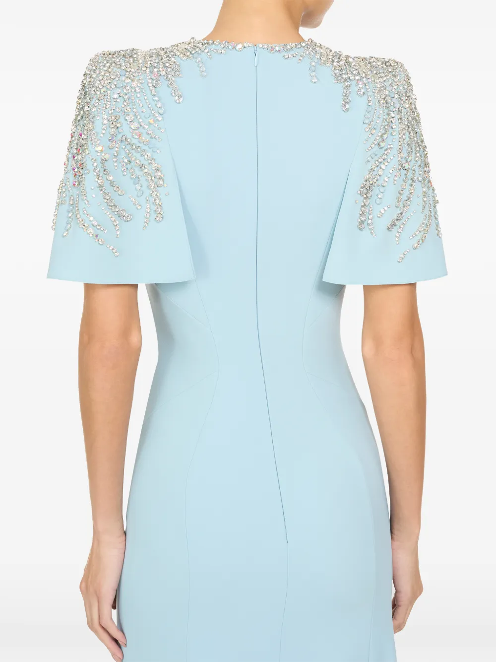 Jenny Packham Petal jurk Blauw