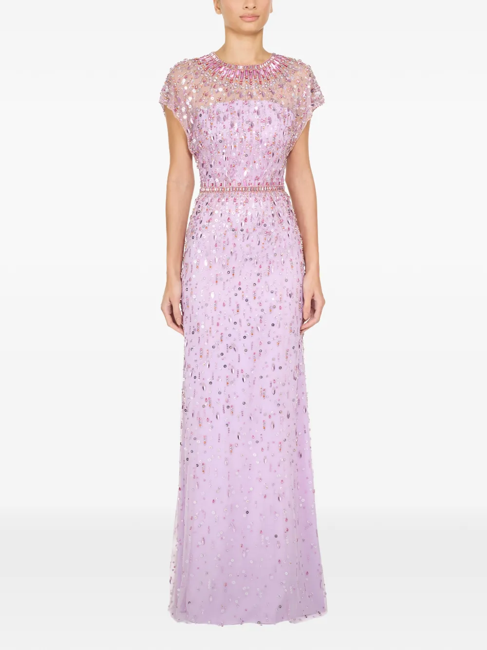 Jenny Packham Lauretta avondjurk Paars