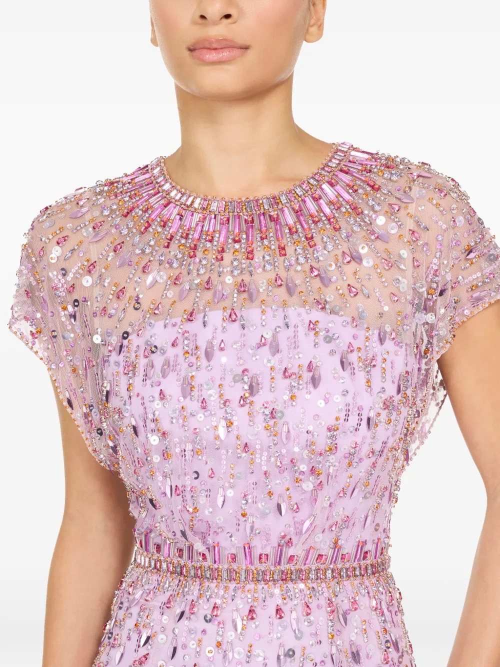 Jenny Packham Lauretta avondjurk Paars