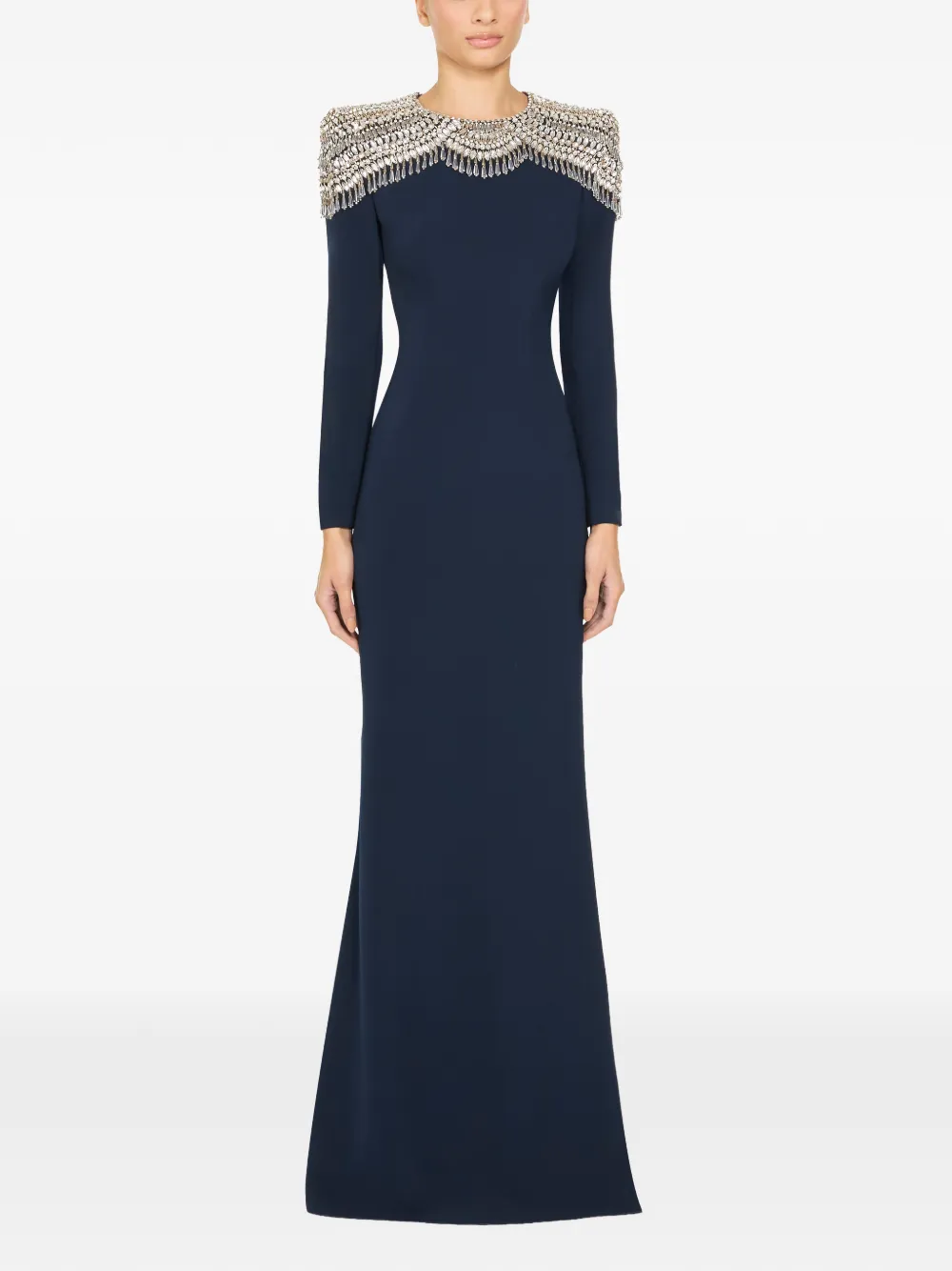 Jenny Packham Muse maxi-dress Blauw