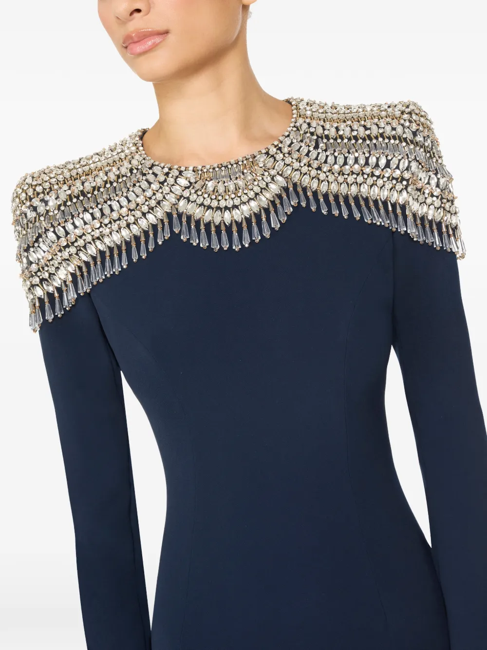 Jenny Packham Muse maxi-dress Blauw