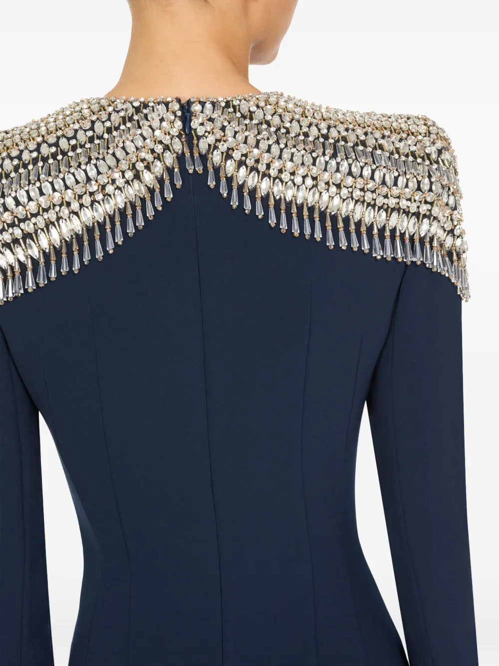 Jenny Packham Muse maxi-dress Blauw