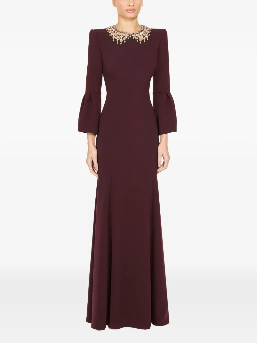 Jenny Packham Pueblo jurk Rood