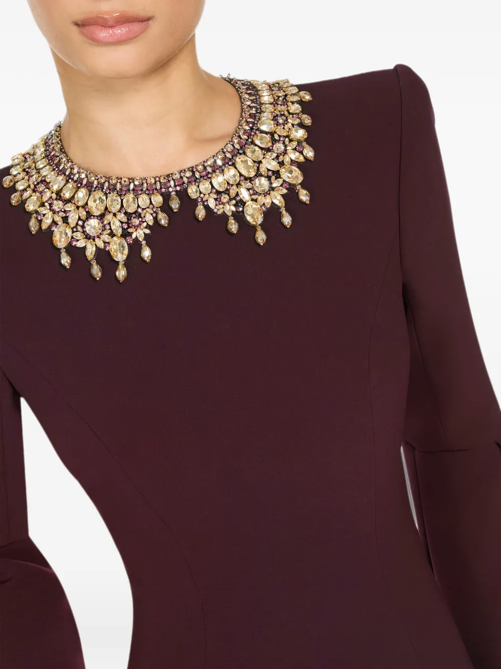 Jenny Packham Pueblo jurk Rood