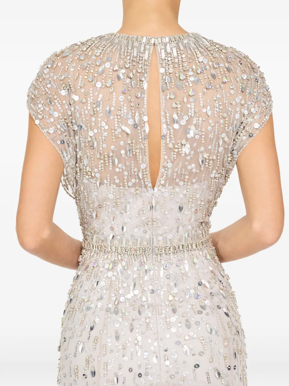 Jenny Packham Lauretta avondjurk Beige