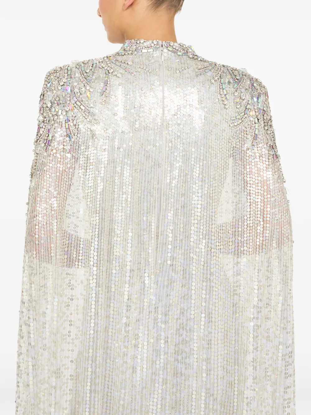 Jenny Packham Dakota jurk Zilver