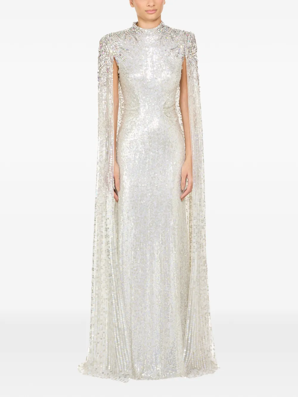 Jenny Packham Dakota jurk Zilver