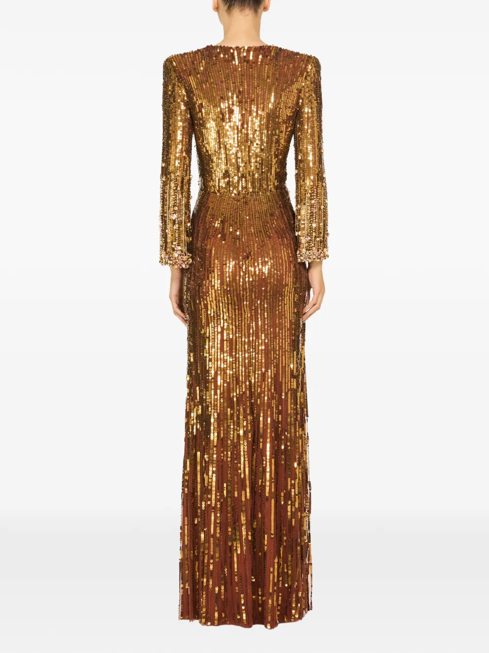 Jenny Packham Cosmos avondjurk Goud