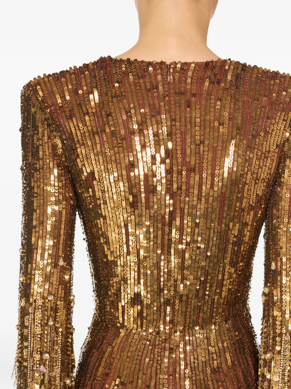 Jenny Packham Cosmos avondjurk Goud