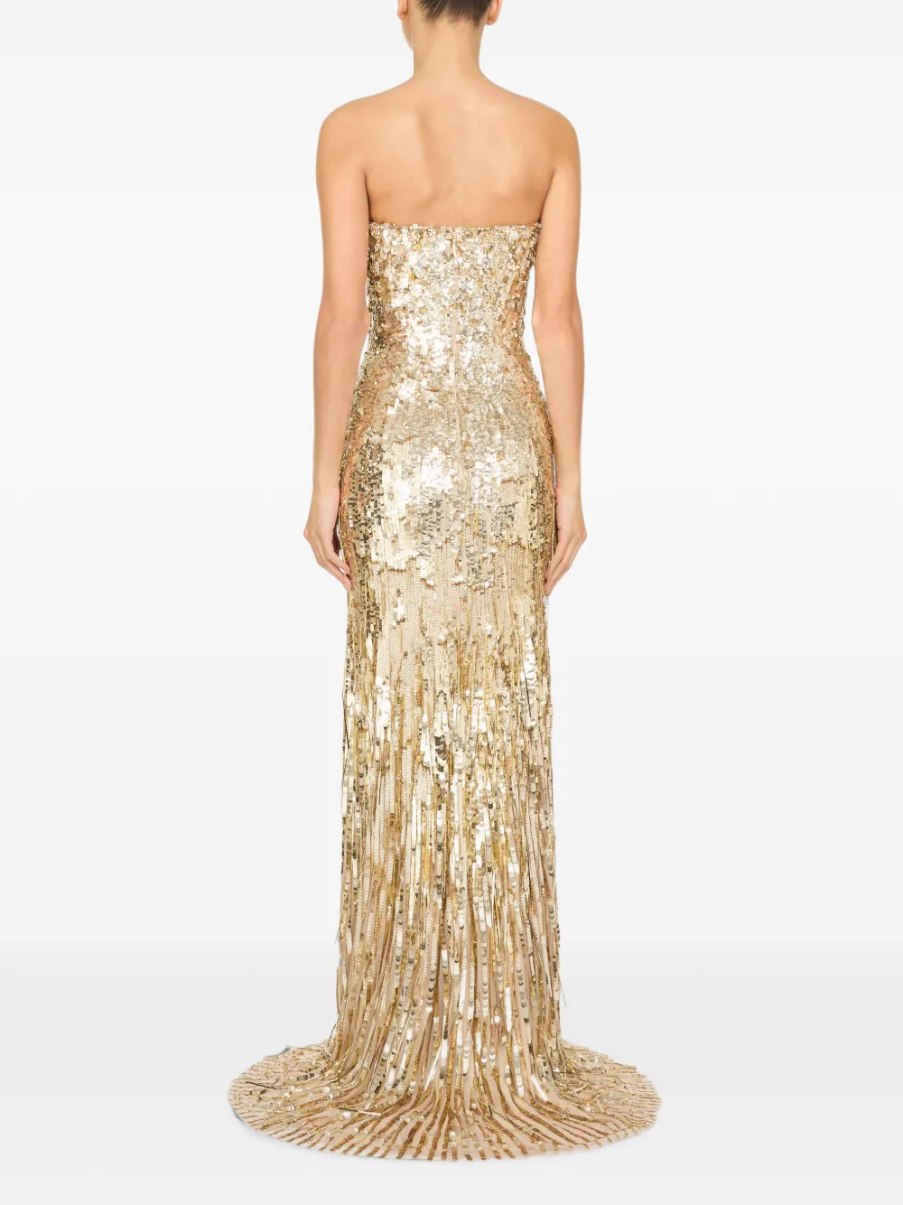 Jenny Packham Kimi avondjurk Goud
