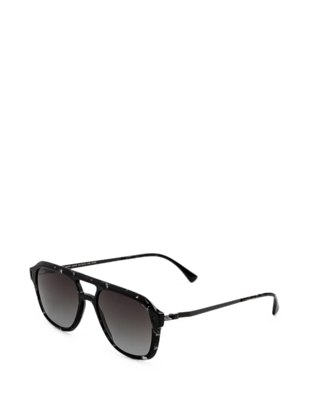 Mykita Lavand zonnebril met piloten montuur Zwart